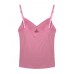 Women Solid Color Hollow Out Bra Vest Cotton V-Neck Tank Tops Women Solid Color Hollow Out Bra Vest Cotton V-Neck Tank Tops