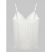 Women Solid Color Hollow Out Bra Vest Cotton V-Neck Tank Tops Women Solid Color Hollow Out Bra Vest Cotton V-Neck Tank Tops