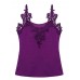 Sexy Lace Strap Patchwork Tank Tops Women Chiffon V Neck Thin Vest Sexy Lace Strap Patchwork Tank Tops Women Chiffon V Neck Thin Vest