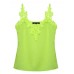 Sexy Lace Strap Patchwork Tank Tops Women Chiffon V Neck Thin Vest Sexy Lace Strap Patchwork Tank Tops Women Chiffon V Neck Thin Vest
