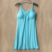 Female Modal Straps Pad Cup Vest Sleepwear Dress Female Modal Straps Pad Cup Vest Sleepwear Dress