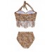 Sexy Hot Women Plus Size High Waist Push Up Tassle Swimsuit Sexy Hot Women Plus Size High Waist Push Up Tassle Swimsuit