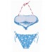 Women Sexy American Flag Fringe Bandeau Tassel Bikini Women Sexy American Flag Fringe Bandeau Tassel Bikini