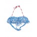 Women Sexy American Flag Fringe Bandeau Tassel Bikini Women Sexy American Flag Fringe Bandeau Tassel Bikini