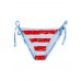 Women Sexy American Flag Fringe Bandeau Tassel Bikini Women Sexy American Flag Fringe Bandeau Tassel Bikini