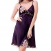 Women Plus Size S-XXL Silk Straps Embroidery Lingerie Sleepwear Women Plus Size S-XXL Silk Straps Embroidery Lingerie Sleepwear