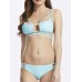 Triangle Cut Out Pants Bandage Strap String Bikini Swimsuit Triangle Cut Out Pants Bandage Strap String Bikini Swimsuit