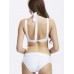 New Sexy Triangle Pure Color Bandage Strap Black White Swimsuit Bikini New Sexy Triangle Pure Color Bandage Strap Black White Swimsuit Bikini