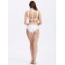 New Sexy Triangle Pure Color Bandage Strap Black White Swimsuit Bikini New Sexy Triangle Pure Color Bandage Strap Black White Swimsuit Bikini