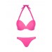 Sexy Halter Solid Color Low Rise Women Bikini Sets Sexy Halter Solid Color Low Rise Women Bikini Sets