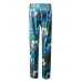 Bohemian Floral Stretch Waist Women Wide Leg Pants Bohemian Floral Stretch Waist Women Wide Leg Pants