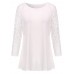 Sexy Lace Patchwork Hollow Out Long Sleeve Women Bottom T-Shirt Sexy Lace Patchwork Hollow Out Long Sleeve Women Bottom T-Shirt