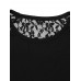 Sexy Lace Patchwork Hollow Out Long Sleeve Women Bottom T-Shirt Sexy Lace Patchwork Hollow Out Long Sleeve Women Bottom T-Shirt