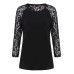 Sexy Lace Patchwork Hollow Out Long Sleeve Women Bottom T-Shirt Sexy Lace Patchwork Hollow Out Long Sleeve Women Bottom T-Shirt