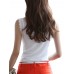 Casual Slim Lace Crochet Solid Color Sleeveless Women Vest Tank Top Casual Slim Lace Crochet Solid Color Sleeveless Women Vest Tank Top