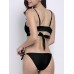 Women Sexy Spaghetti Strappy Lace-Up Pure Color Criss Cross Bandage Bikini Set Swimwear Women Sexy Spaghetti Strappy Lace-Up Pure Color Criss Cross Bandage Bikini Set Swimwear