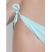 Women Sexy Spaghetti Strappy Lace-Up Pure Color Criss Cross Bandage Bikini Set Swimwear Women Sexy Spaghetti Strappy Lace-Up Pure Color Criss Cross Bandage Bikini Set Swimwear