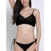 Women Sexy Spaghetti Strappy Lace-Up Pure Color Criss Cross Bandage Bikini Set Swimwear Women Sexy Spaghetti Strappy Lace-Up Pure Color Criss Cross Bandage Bikini Set Swimwear