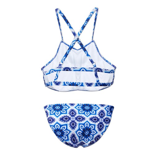 Sexy Women Halter Lace-Up Denim Padded Bralette Top Twinset Bikini Set Bathing Suit Sexy Women Halter Lace-Up Denim Padded Bralette Top Twinset Bikini Set Bathing Suit