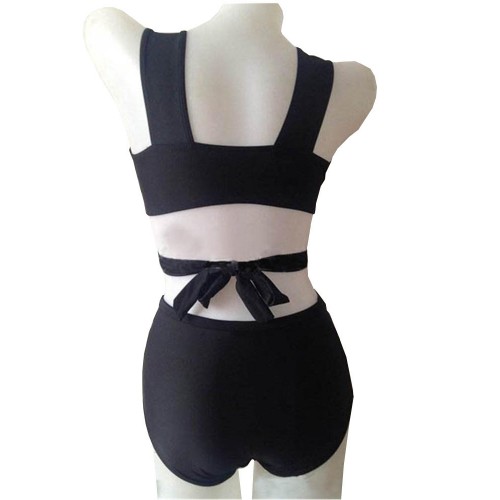 Strappy Hollow High Waist Swimwear Tankinis Sets Strappy Hollow High Waist Swimwear Tankinis Sets