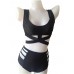 Strappy Hollow High Waist Swimwear Tankinis Sets Strappy Hollow High Waist Swimwear Tankinis Sets