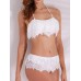 Women Sexy Ruffled Halter Push Up Lace Brazilian Bikini Set Low Waist Swimsuit Women Sexy Ruffled Halter Push Up Lace Brazilian Bikini Set Low Waist Swimsuit