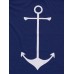 Casual Women Anchor Pattern Sleeveless Solid Vest Tank Top Casual Women Anchor Pattern Sleeveless Solid Vest Tank Top