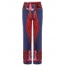 Boho Diamond Printed Stretch Waist Women Wide Leg Pants Boho Diamond Printed Stretch Waist Women Wide Leg Pants