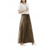 Women Loose Waistband Pure Color Cotton Linen Wide Leg Pants Women Loose Waistband Pure Color Cotton Linen Wide Leg Pants