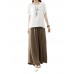 Women Loose Waistband Pure Color Cotton Linen Wide Leg Pants Women Loose Waistband Pure Color Cotton Linen Wide Leg Pants
