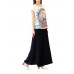 Women Loose Waistband Pure Color Cotton Linen Wide Leg Pants Women Loose Waistband Pure Color Cotton Linen Wide Leg Pants