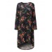 Women Retro Floral Printing Kaftan Long Sleeve Maxi Dress Women Retro Floral Printing Kaftan Long Sleeve Maxi Dress
