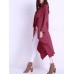 Casual Women Long Sleeve Pure Color Duster Jacket With Belt Casual Women Long Sleeve Pure Color Duster Jacket With Belt