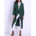 Casual Women Long Sleeve Pure Color Duster Jacket With Belt Casual Women Long Sleeve Pure Color Duster Jacket With Belt