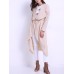 Casual Women Long Sleeve Pure Color Duster Jacket With Belt Casual Women Long Sleeve Pure Color Duster Jacket With Belt