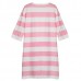 Cozy Soft Stripe Long Sleeve Homewear Round Collar Breathable Sleepwear Cozy Soft Stripe Long Sleeve Homewear Round Collar Breathable Sleepwear