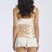 Sexy Luxurious Lace Bow Silk Pajamas Cleavage See-through Sleepwear Sets Sexy Luxurious Lace Bow Silk Pajamas Cleavage See-through Sleepwear Sets