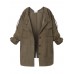 Casual Women Solid Turn Down Long Sleeve Loose Women Jacket Casual Women Solid Turn Down Long Sleeve Loose Women Jacket