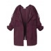 Casual Women Solid Turn Down Long Sleeve Loose Women Jacket Casual Women Solid Turn Down Long Sleeve Loose Women Jacket