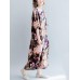 Casual S-5XL Women Loose Lotus Printing Dress Casual S-5XL Women Loose Lotus Printing Dress