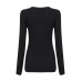 Sexy Women Long Sleeve O-neck Hole Stretch Pure Color T-shirts Sexy Women Long Sleeve O-neck Hole Stretch Pure Color T-shirts
