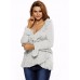 Casual Women Deep V-Neck Irregular Hem Long Sleeve Knitted T-shirts Casual Women Deep V-Neck Irregular Hem Long Sleeve Knitted T-shirts