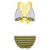 Sexy Crochet Mixed Color Printed Striped Deep Plunge Wireless Bikini Sets Sexy Crochet Mixed Color Printed Striped Deep Plunge Wireless Bikini Sets
