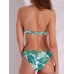 Backless Printed Wireless Halter Elastic Breathable Tankinis Sets Backless Printed Wireless Halter Elastic Breathable Tankinis Sets