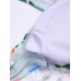Backless Printed Wireless Halter Elastic Breathable Tankinis Sets Backless Printed Wireless Halter Elastic Breathable Tankinis Sets