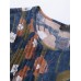 Plus Size Floral Printed Loose Dresses Short Sleeve Ruffled Pockets Casual Dress for Women Plus Size Floral Printed Loose Dresses Short Sleeve Ruffled Pockets Casual Dress for Women