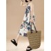 Plus Size Vintage Women Floral Printed Sleeveless Maxi Dresses Plus Size Vintage Women Floral Printed Sleeveless Maxi Dresses