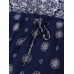 Plus Size Sexy Women V-neck Ornate Print Slit Side Half Sleeve Dresses Plus Size Sexy Women V-neck Ornate Print Slit Side Half Sleeve Dresses