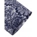 Plus Size Sexy Women V-neck Ornate Print Slit Side Half Sleeve Dresses Plus Size Sexy Women V-neck Ornate Print Slit Side Half Sleeve Dresses