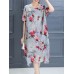 Plus Size Women Casual Dress Summer Long Maxi Robe Dresses Plus Size Women Casual Dress Summer Long Maxi Robe Dresses